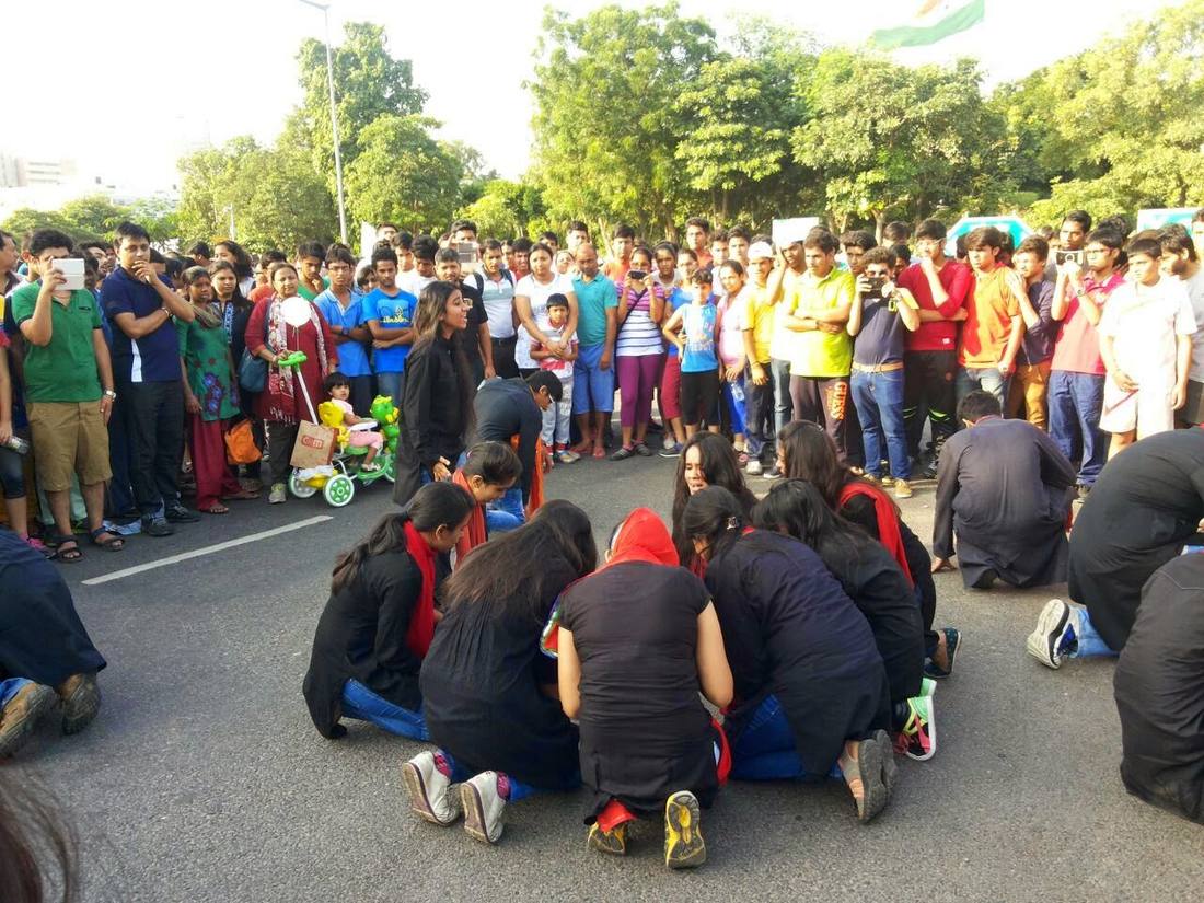 IEC awareness campaign street play in Patna, Bihar